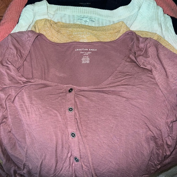 American Eagle Long sleeve tops BUNDLE - Picture 4 of 12